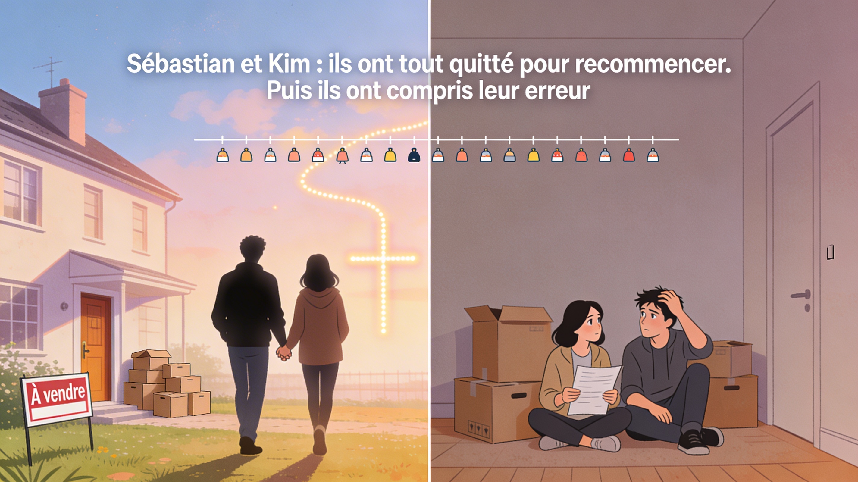 Sébastian et Kim : ils ont tout quitté pour recommencer. Puis ils ont compris leur erreur